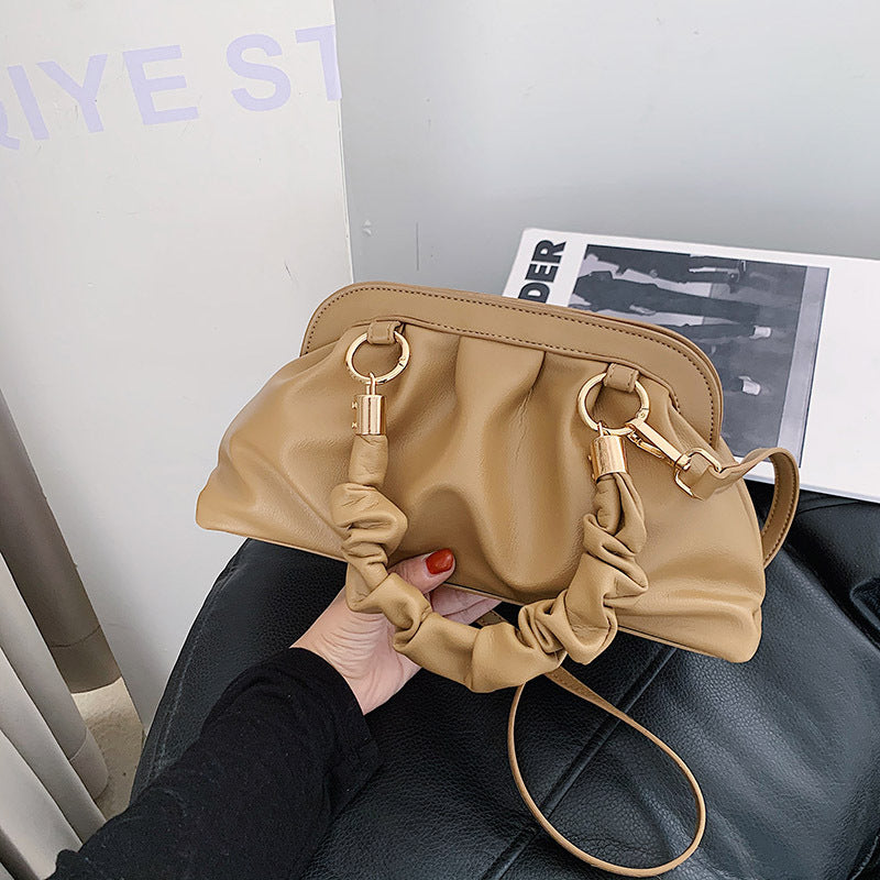 Ladies One Shoulder Underarm Cloud Bag