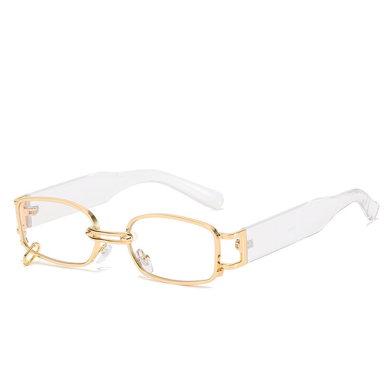 Female Sunglasses - Trendy Earrings Square Glasses