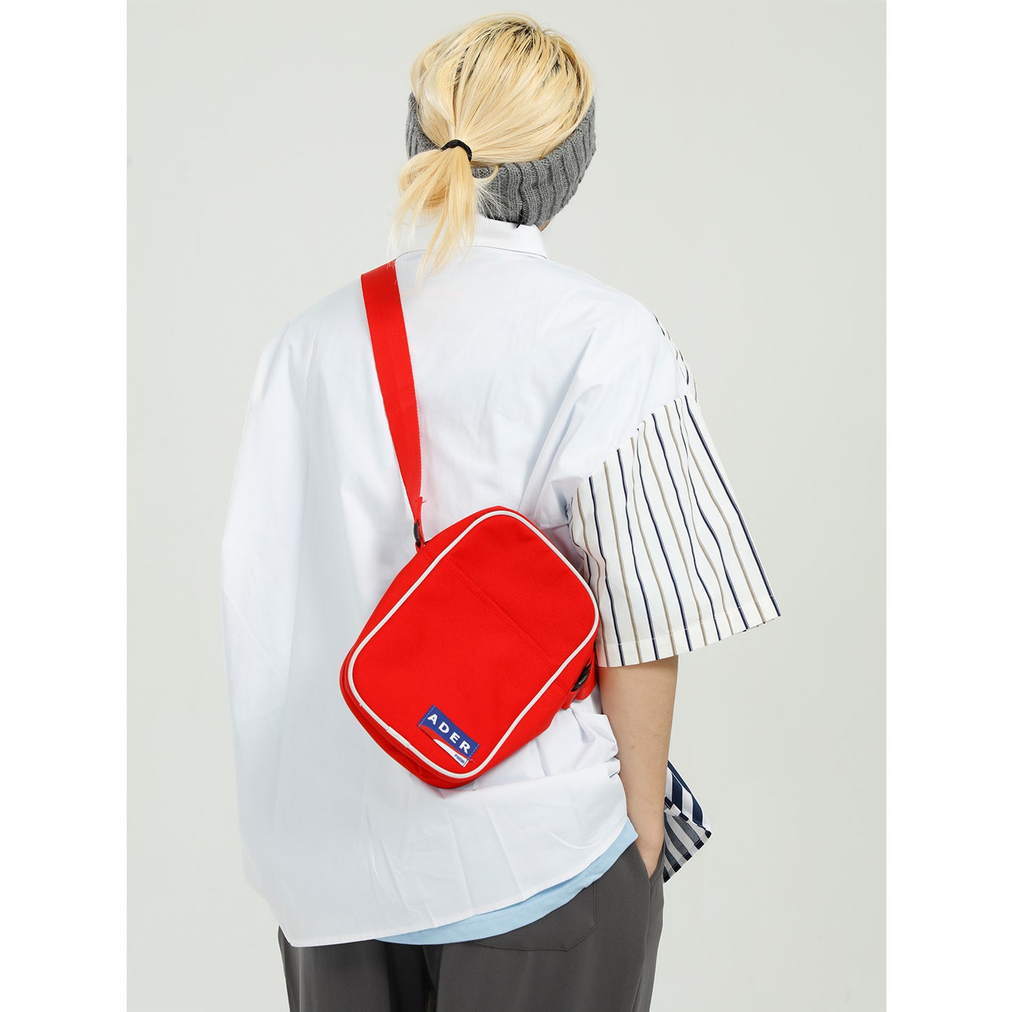 Stitching Striped Short-sleeved Shirt Design Casual Shirt