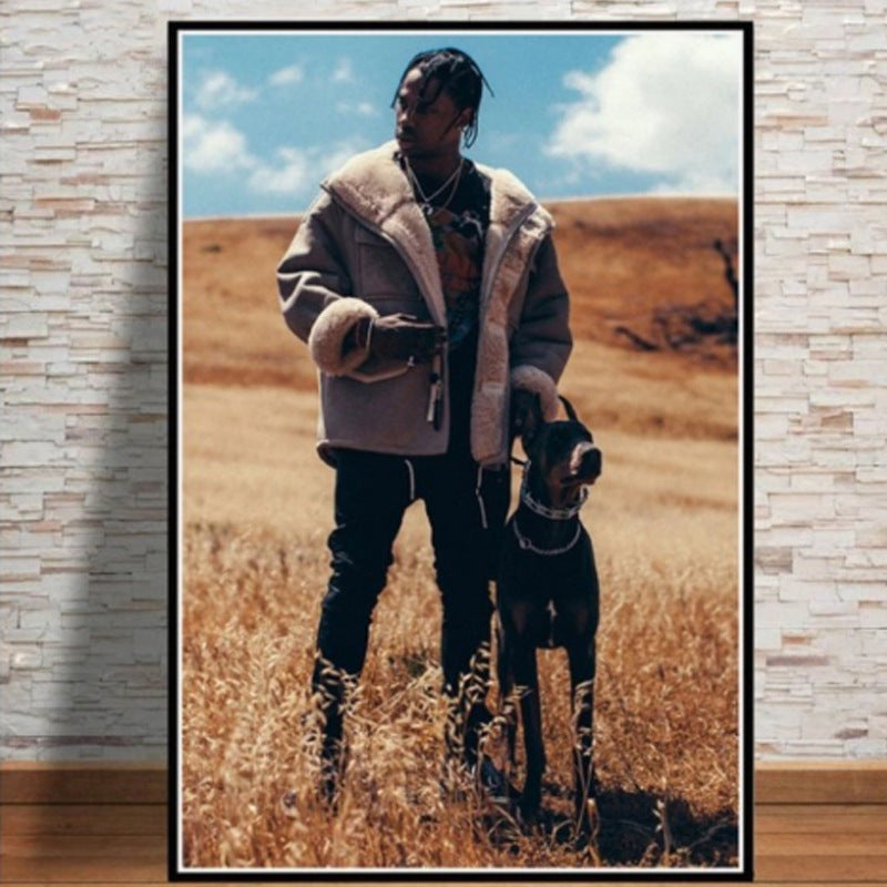 Travis Scott Decorative Painting Canvas Painting Oil Painting Core