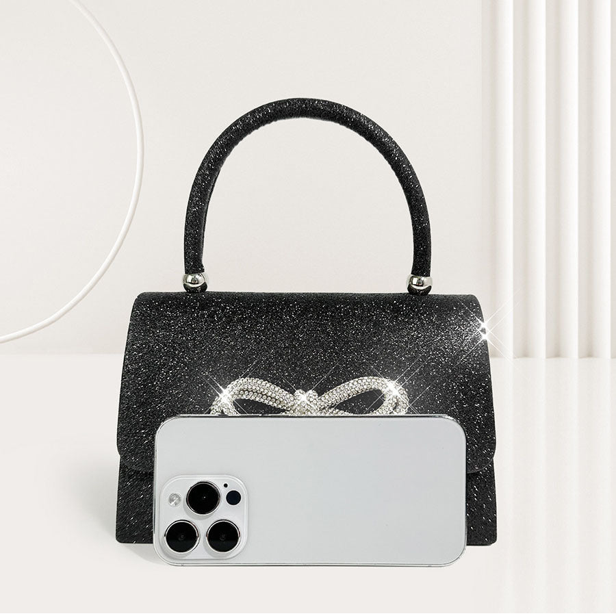 Shiny Rhinestone Handbag High-end Shiny Niche Women Bag