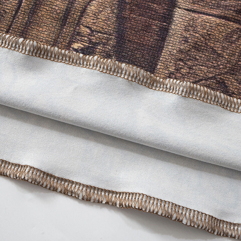 Round Neck Pullover Sleeveless Printed Hollow Dress Women