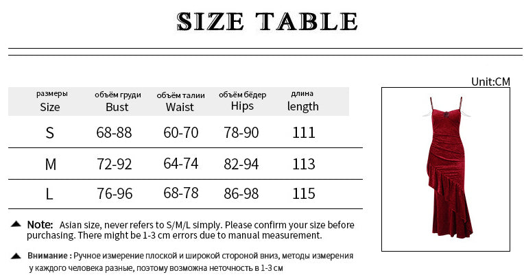 Autumn New Fashion Elegant Slim-fit Rose Strap Fishtail Dress