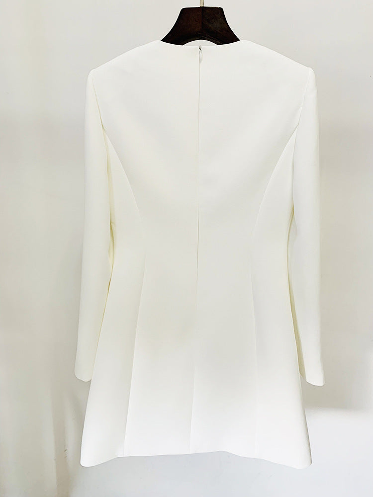 Ribbon Rope Long Sleeve Dress