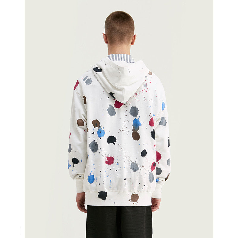 Sweat-shirt avec des éclaboussures d'encre