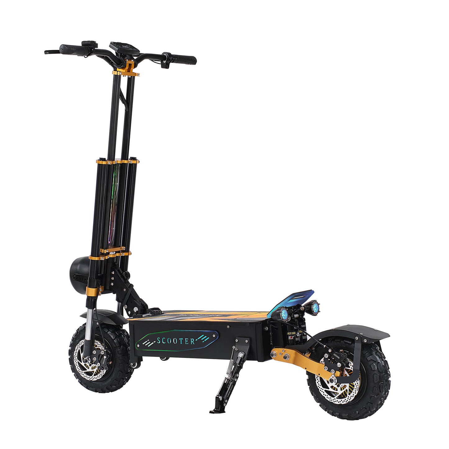 Electric Scooter Motor Power 6000W Battery Capacity 60V 40Ah Tire Size 11inches Max Speed 75-85KM