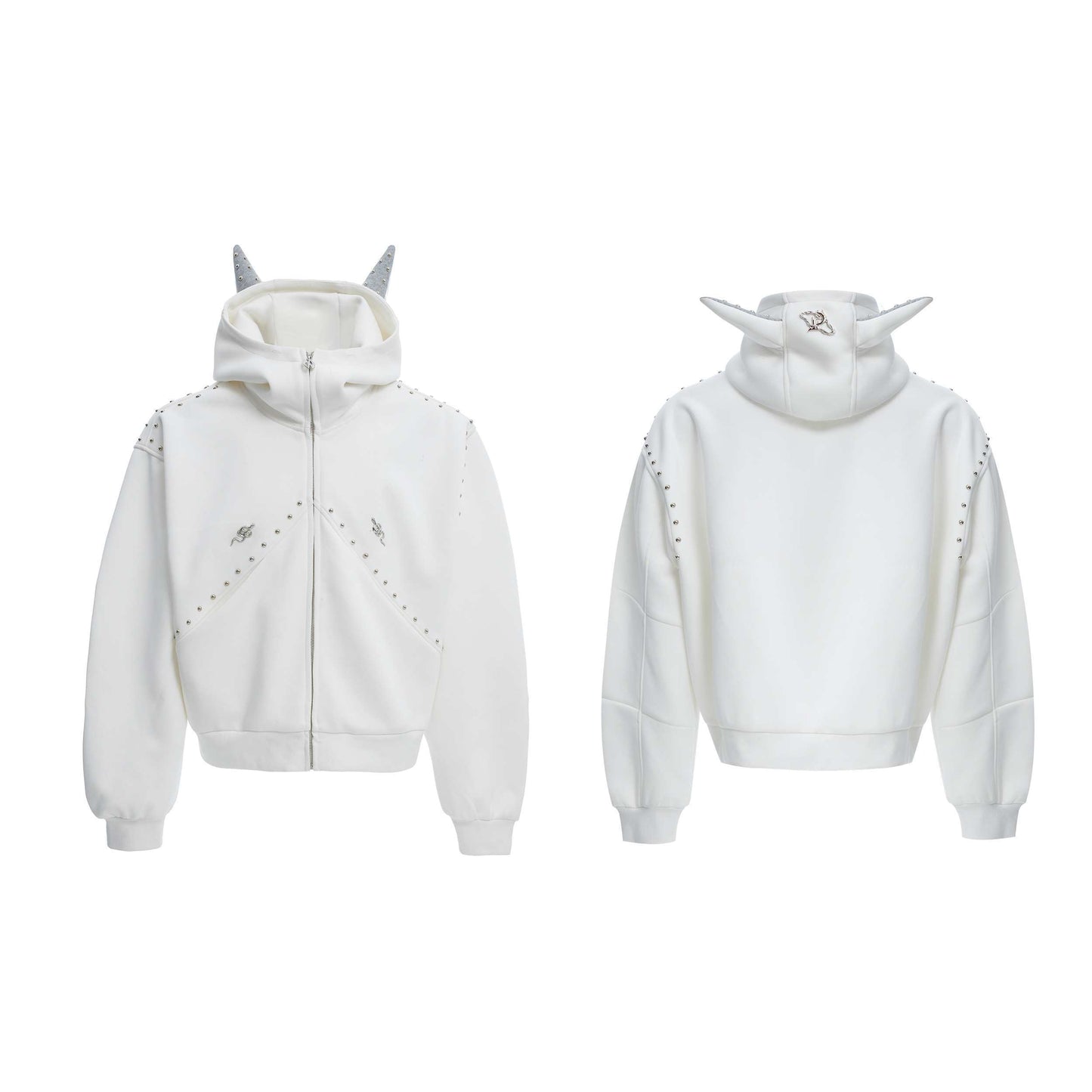 Spring Stitching Casual Hooded Sweater