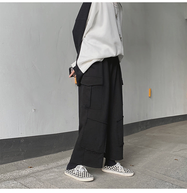 High Waist Straight Loose Drop Wide Leg Pants