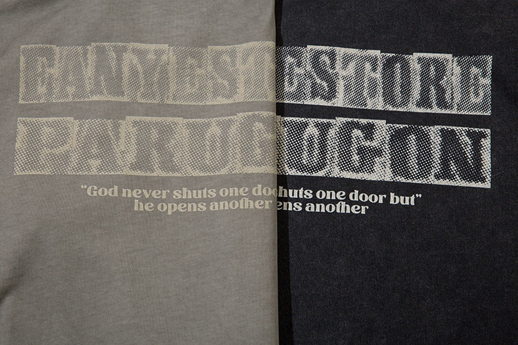 Doberman Pinscher Distressed Printed Short Sleeve Men