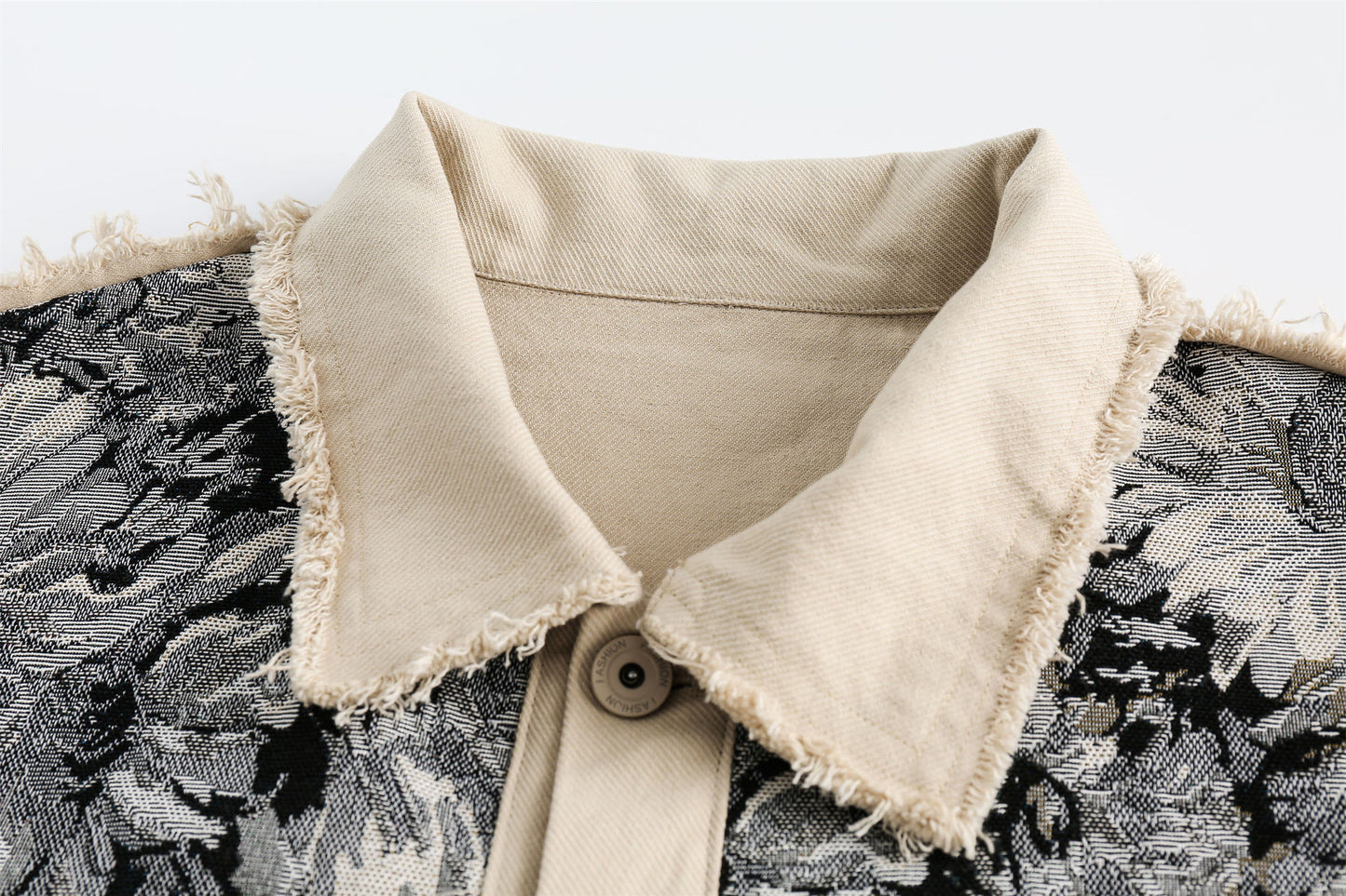 Ethnic Style Patchwork Denim Jacket Couple Style