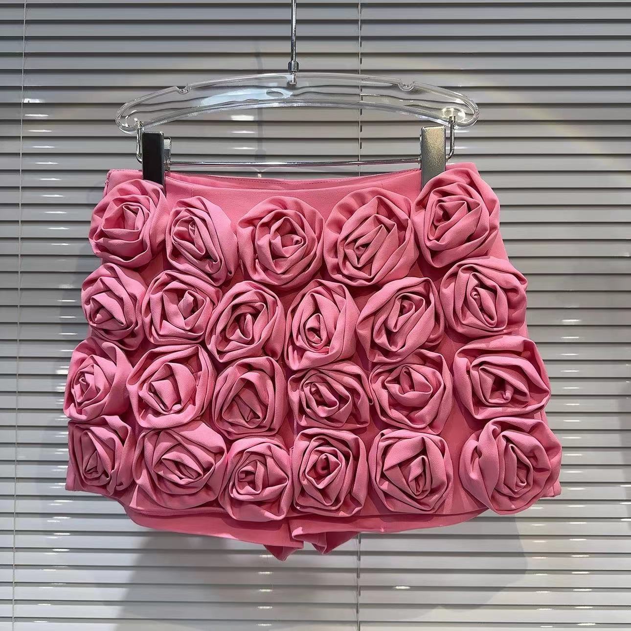Three-dimensional Flower Decoration Skirt