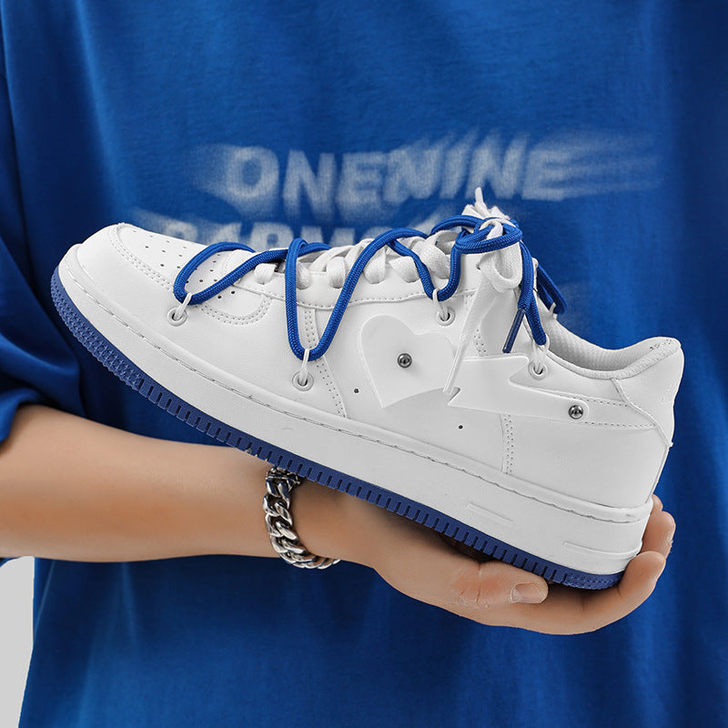 Scarpe casual retrò in pelle per minoranze