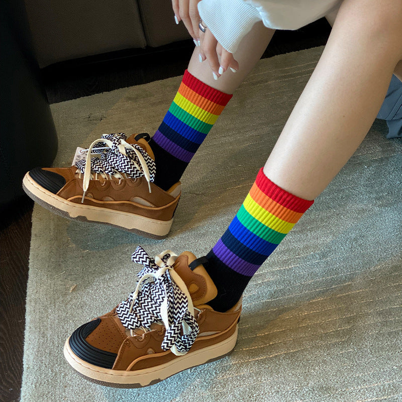 Wide Shoelaces Caramel Colored Shoes