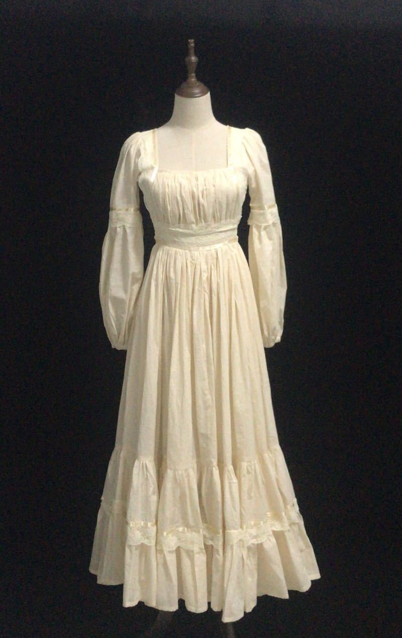 Ladies Antique Cotton Swing Dress