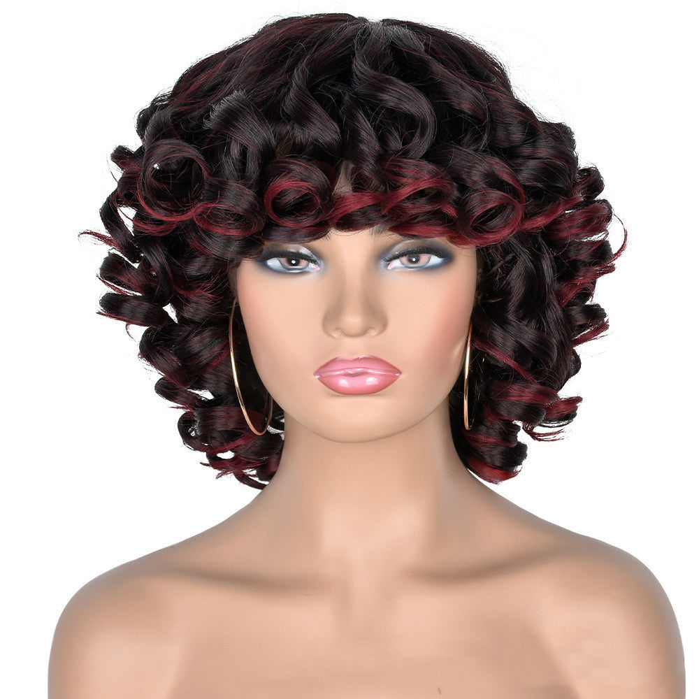 Gradient Roman Volume Full Head Cover Wig