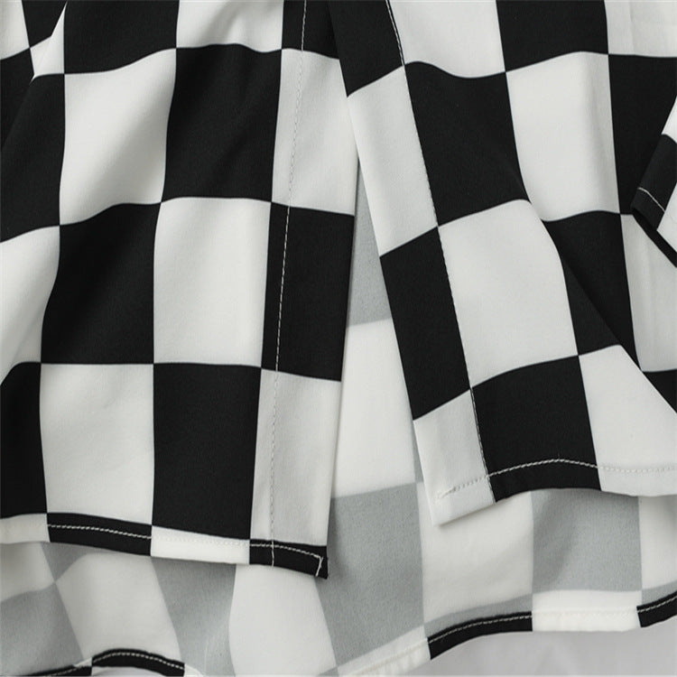 Hip-hop printed long sleeve shirt