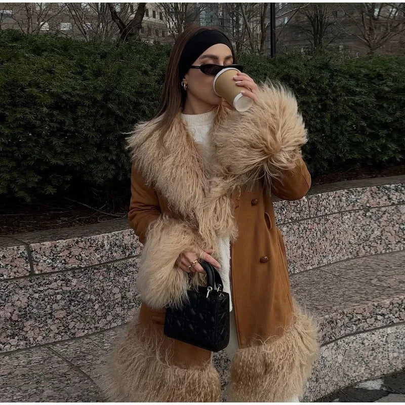 Retro Street Mid-length Comfortable Coat