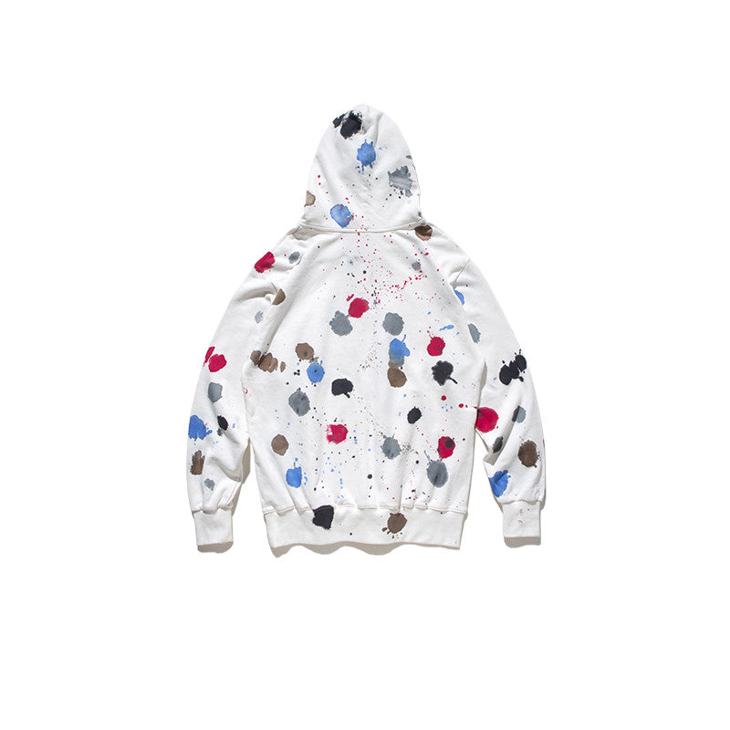 Sweat-shirt avec des éclaboussures d'encre