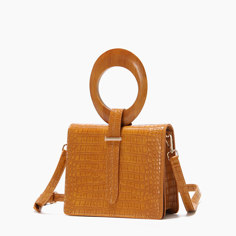Niche shoulder messenger small square bag ，