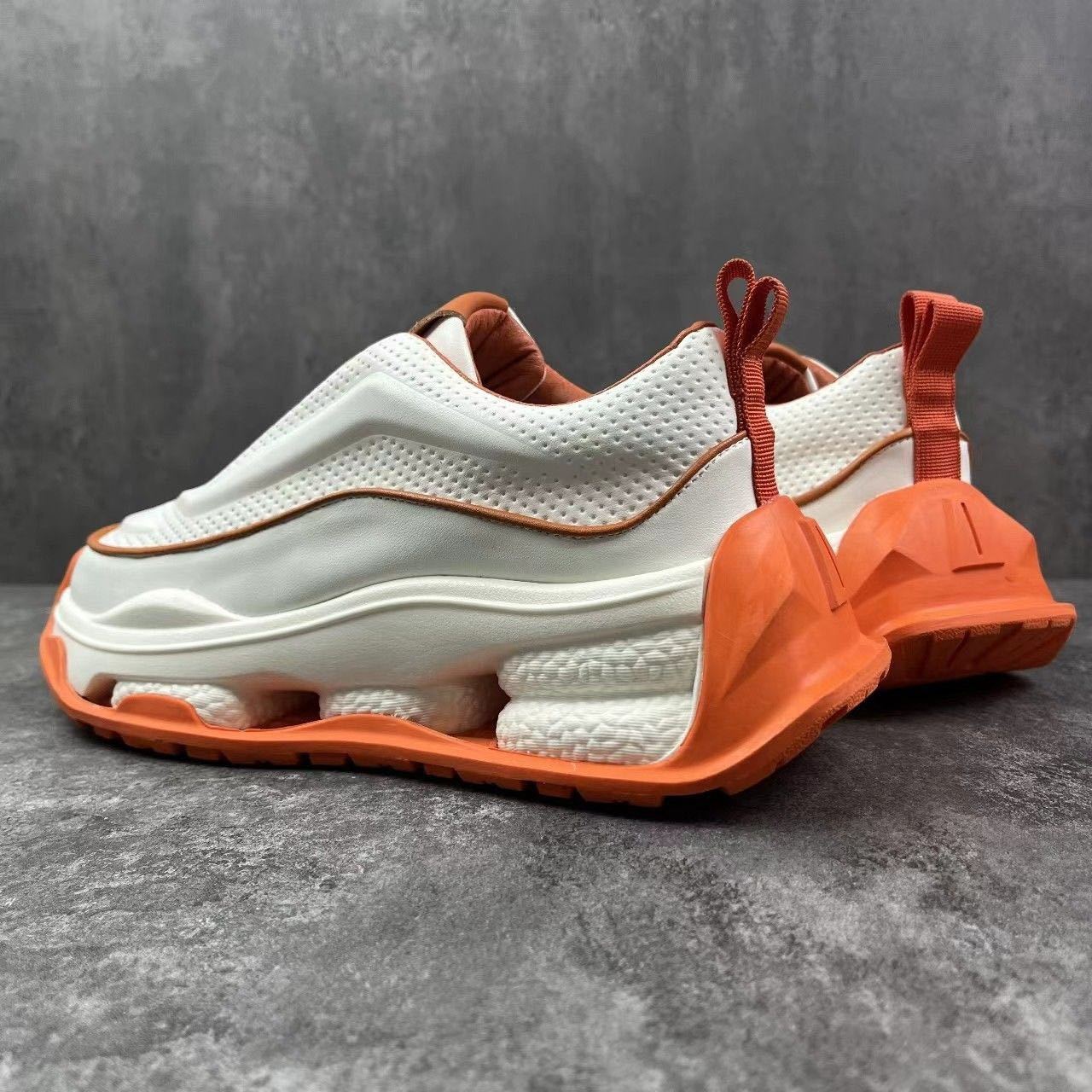 Chaussures de sport décontractées en cuir respirant