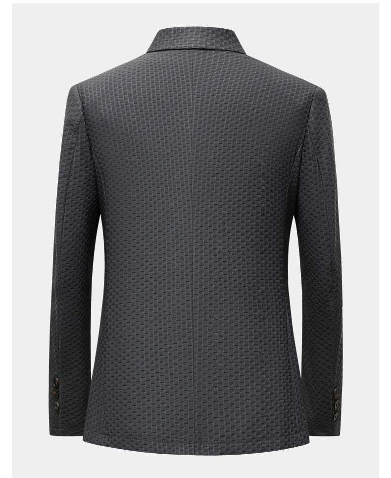 Brocade Ammonia Fabric Plaid Jacquard Suit