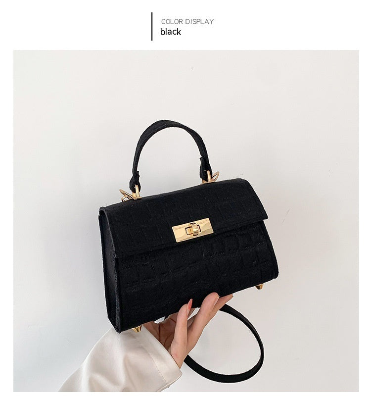 Borsa a tracolla piccola e alla moda, semplice, per il tempo libero, da donna, con una sola spalla
