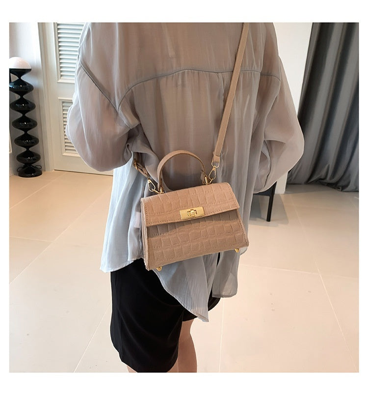 Borsa a tracolla piccola e alla moda, semplice, per il tempo libero, da donna, con una sola spalla