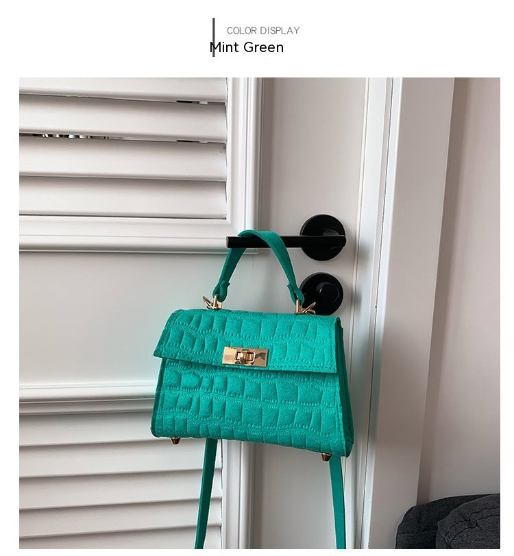 Borsa a tracolla piccola e alla moda, semplice, per il tempo libero, da donna, con una sola spalla