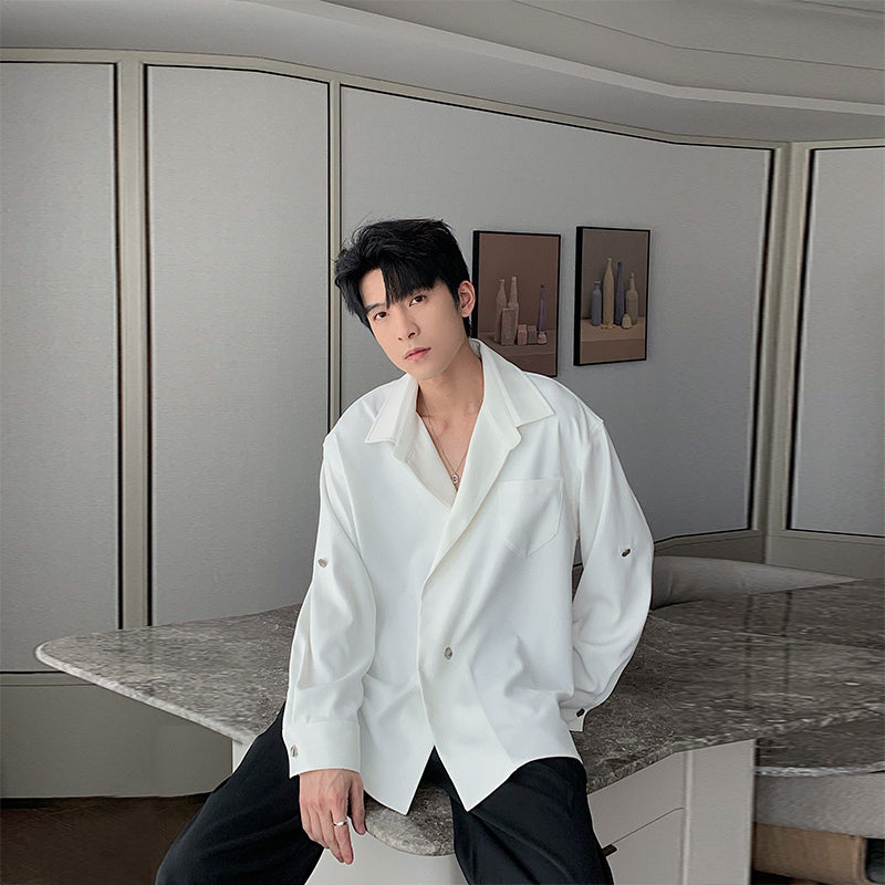 High-grade Shirt Men's Long-sleeved Casual Shirt