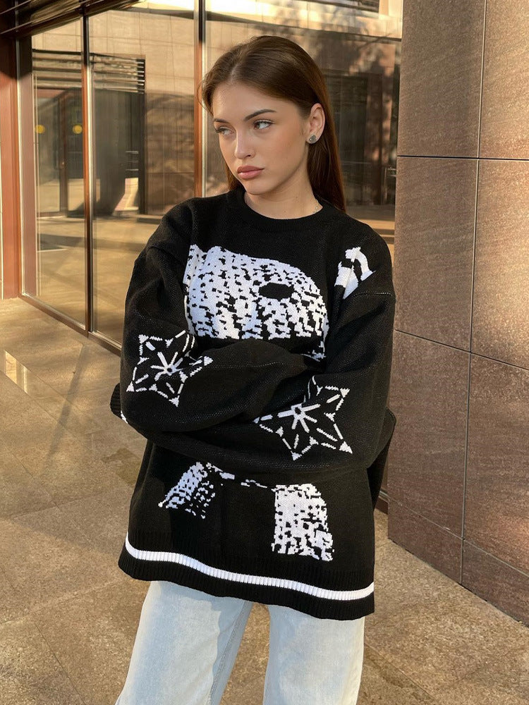 Casual Loose Round Neck Sweater