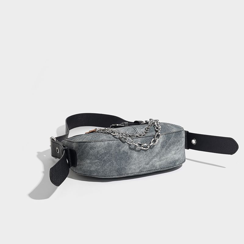 Sweet Cool Hot Girl Denim Underarm Bag