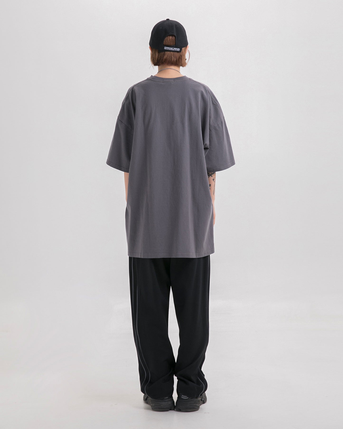 T-shirt à manches courtes style imprimé ample