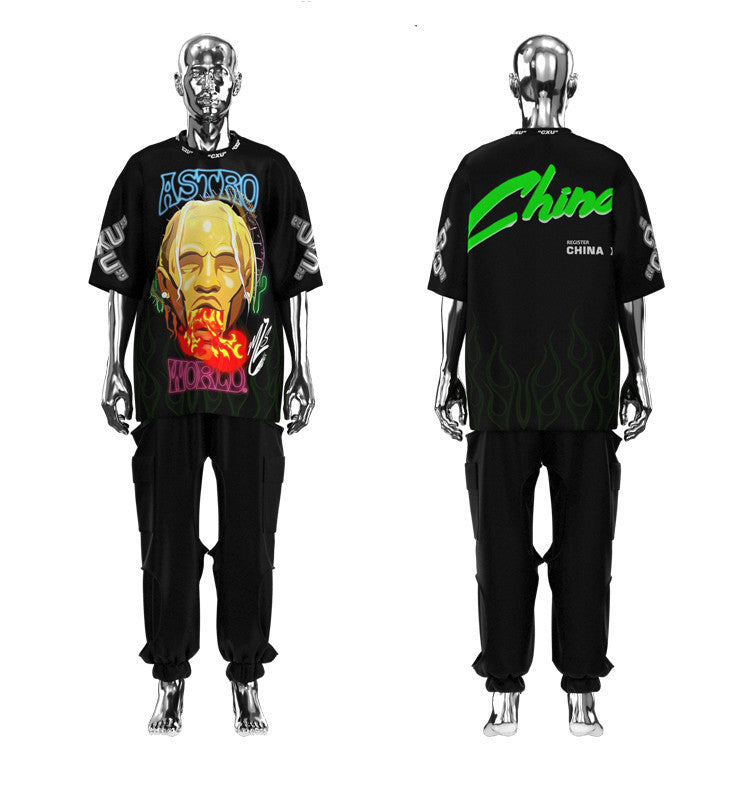 Summer Personalized Men's and Women's Short Sleeved T Shirt