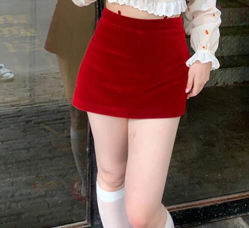 Early Autumn Salt Sweet Series Hip Skirt Top Suit