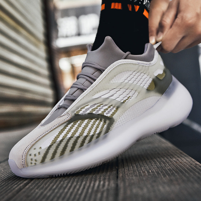 Chaussures à plateforme réfléchissantes en pop-corn de nuit