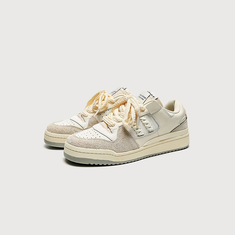 Baskets basses de sport décontractées à semelle épaisse, polyvalentes et faciles à enfiler