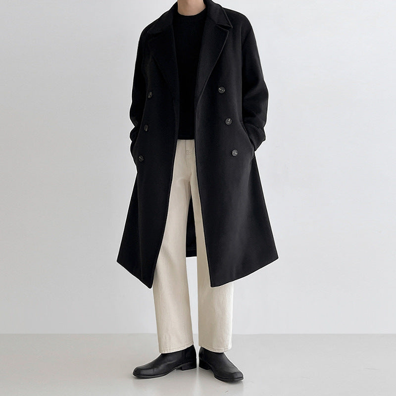 Woolen Coat Men's Mid-length Autumn And Winter