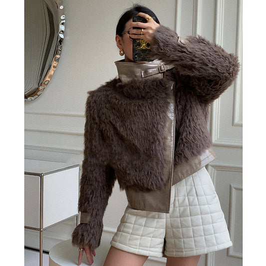 Style Female Gold Buckle Small Fragrance Jacket