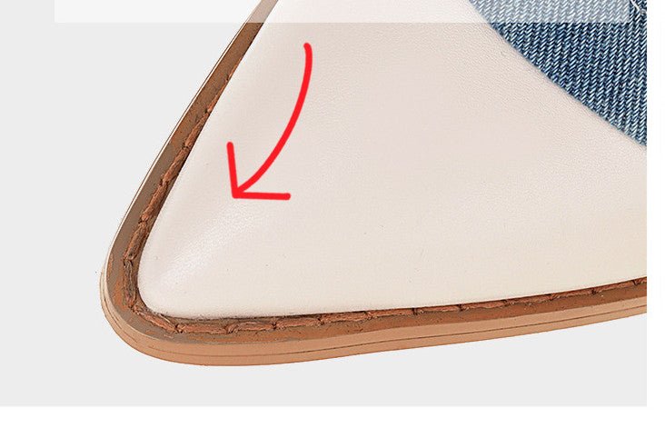 Boots With Pointed Toe And Thick Heel