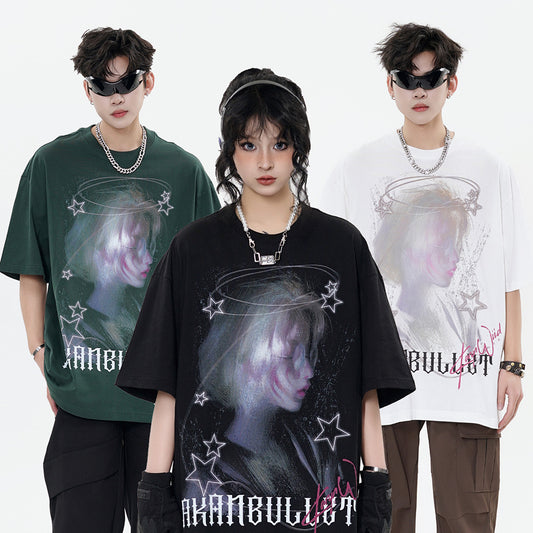 Personalized Printed Short Sleeve Men And Women