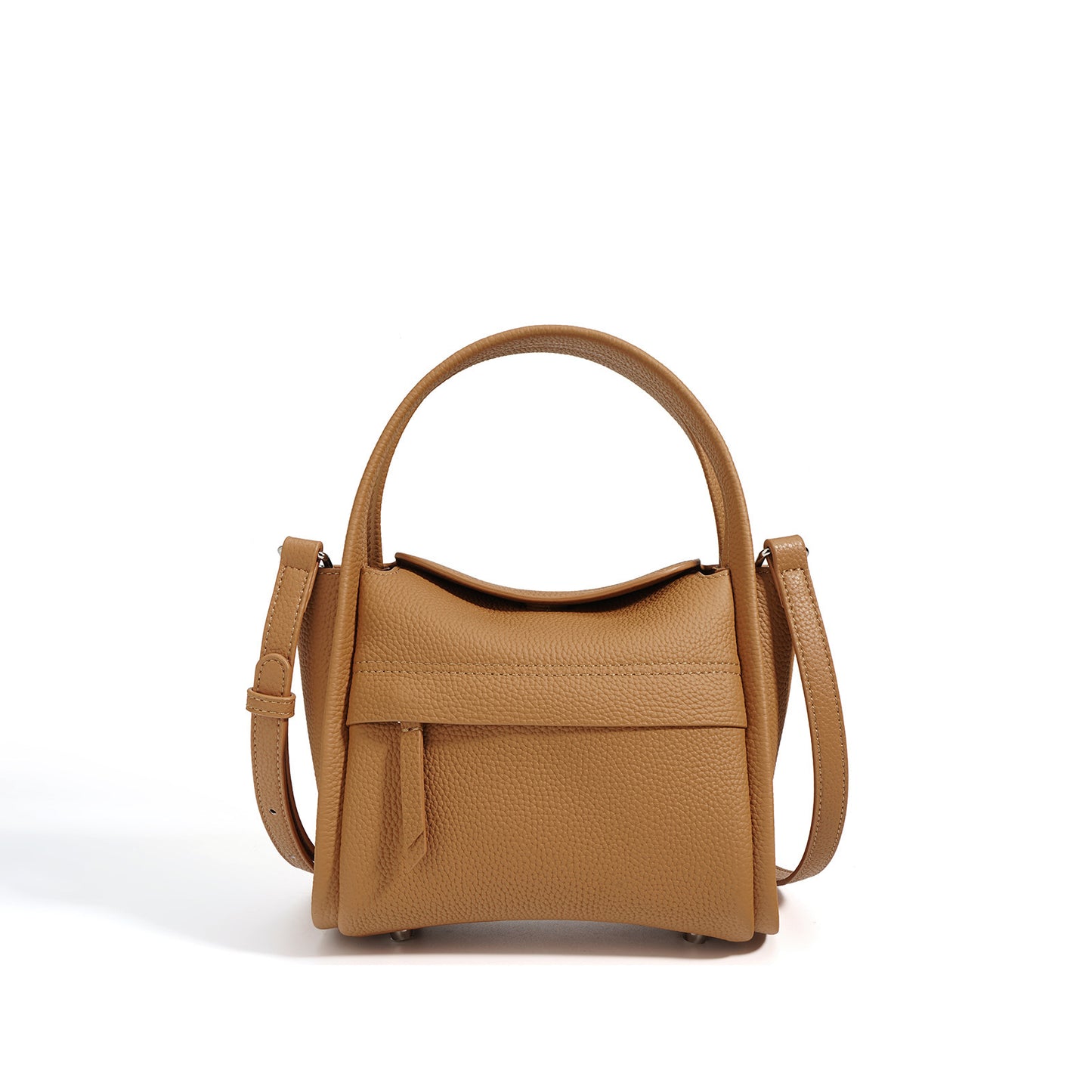 Fashion Casual First Layer Cowhide Portable Messenger Bag