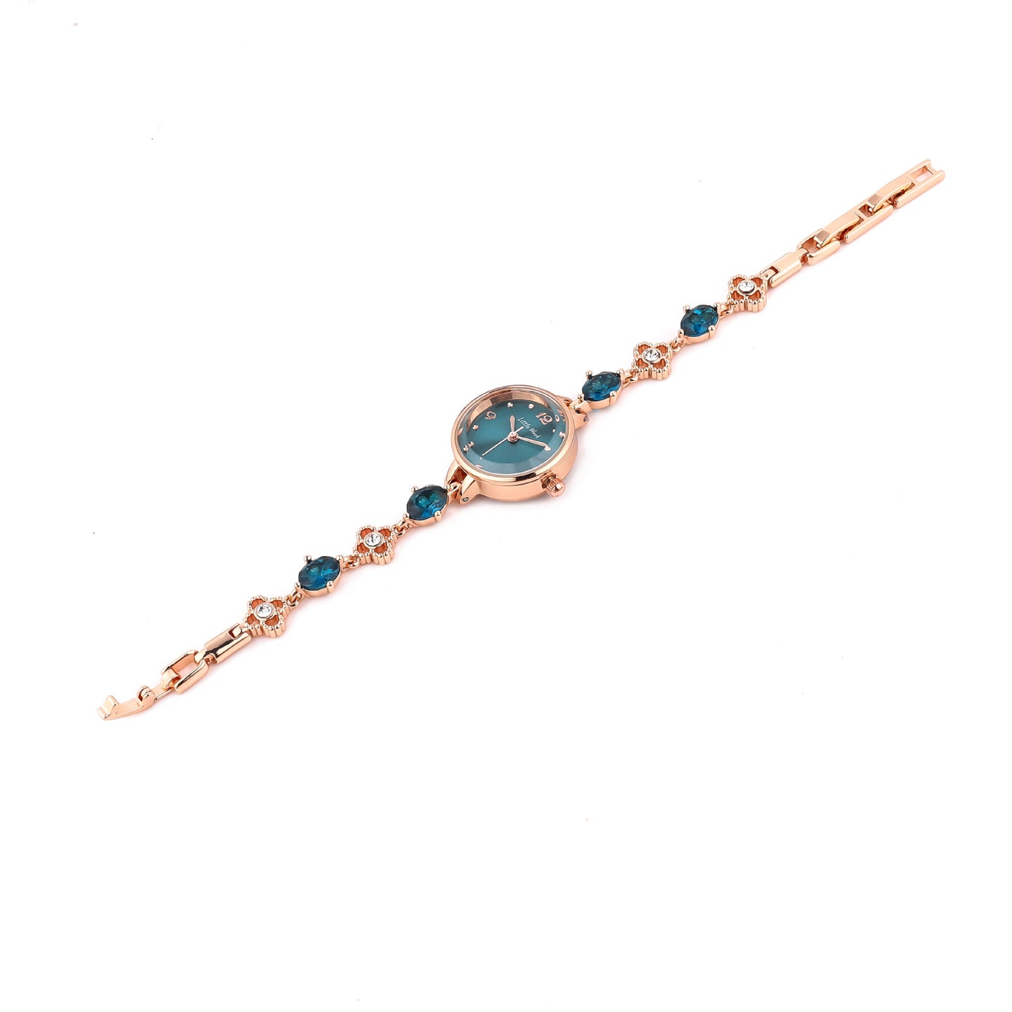 Piccolo orologio verde semplice ed elegante