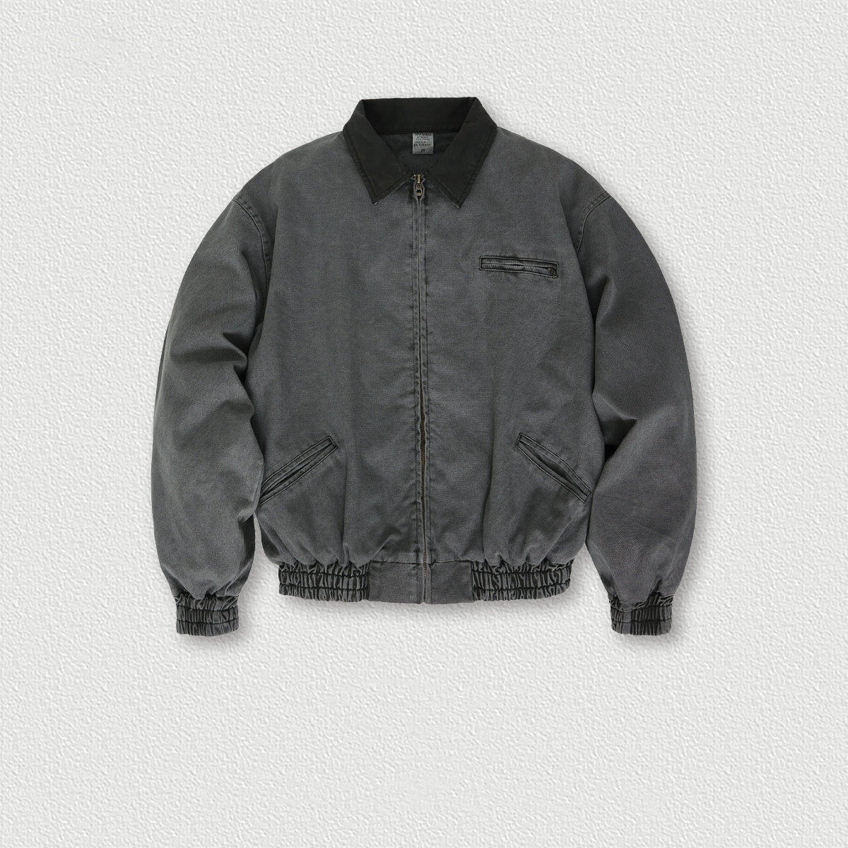 Men's And Women's Washed Vintage Old Lapel Jacket