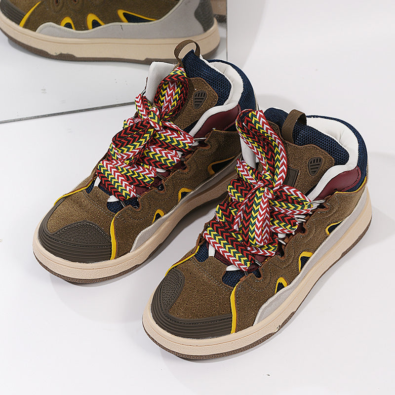 Baskets montantes respirantes et décontractées pour couple