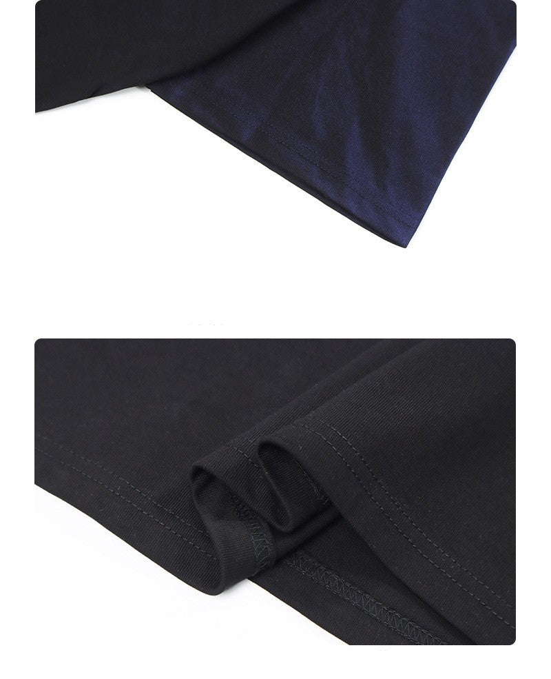 T-shirt à manches courtes avec lettrage de marque rétro.