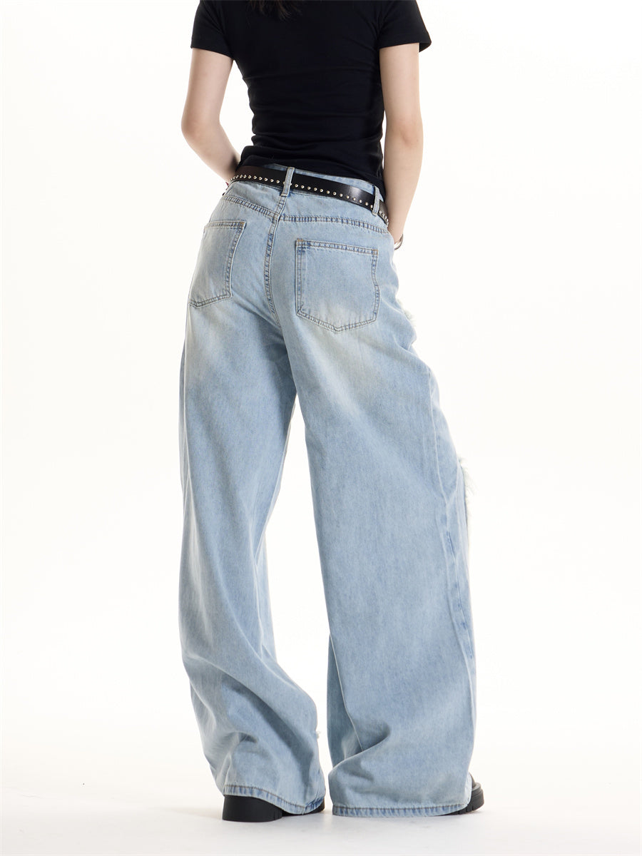 Jeans au design rétro américain