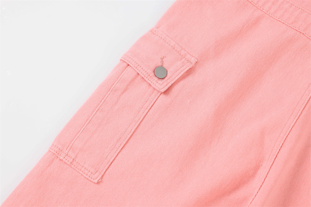 Camicia da lavoro Pantaloni dritti in un unico pezzo