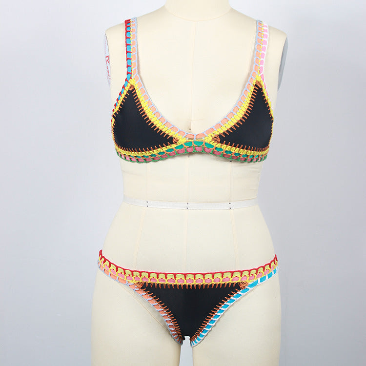 Hand-woven beach Bikini