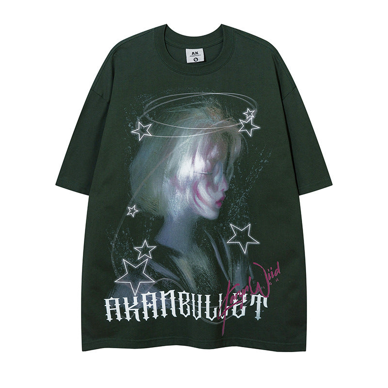 Personalized Printed Short Sleeve Men And Women