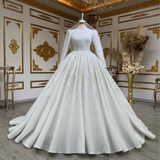 Robe de mariée traînante pour propriétaire de mariée